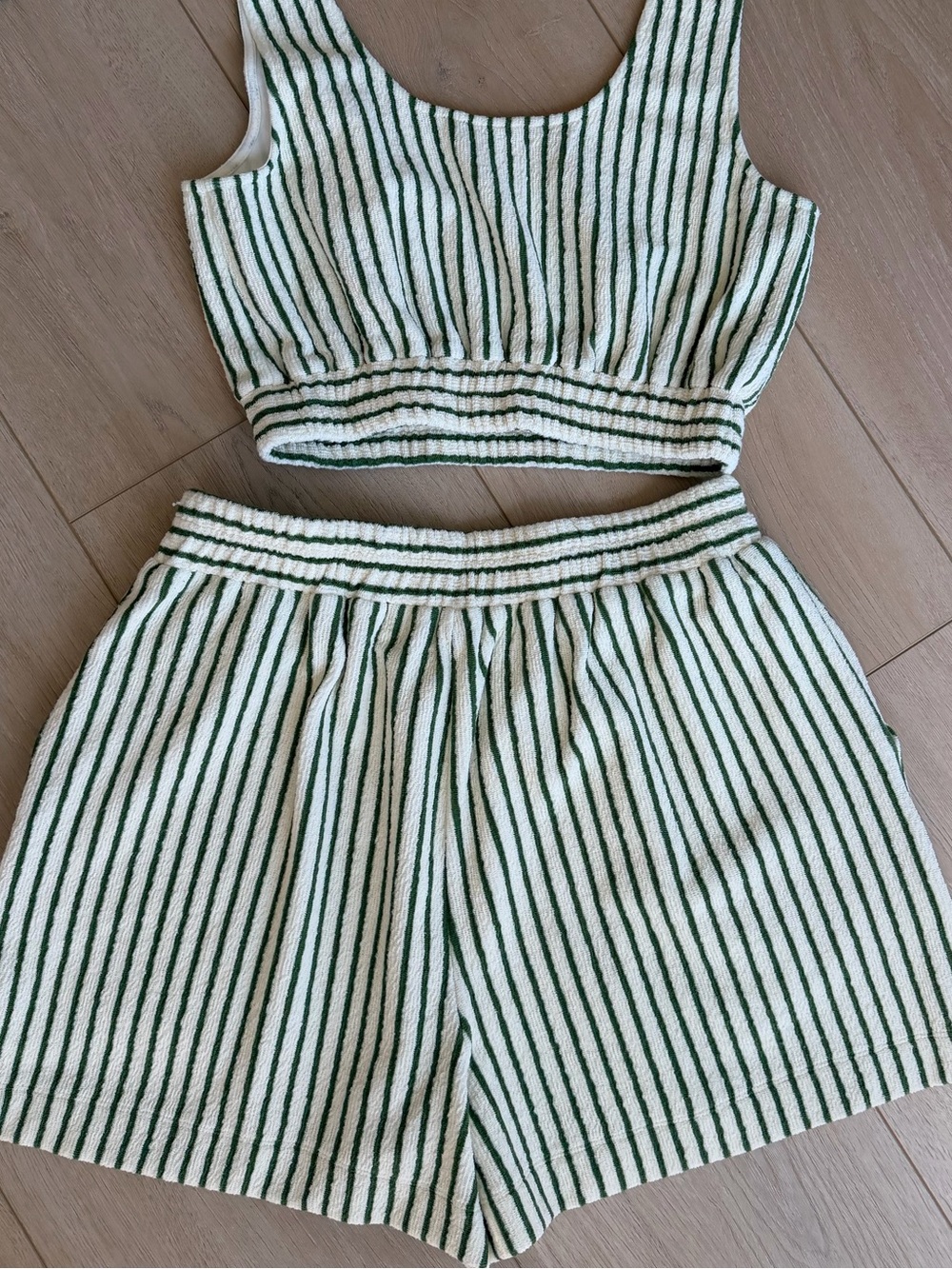 Anthropologie Sunday in Brooklyn Terry Striped Shorts